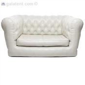 Inflatable Chesterfield Sofa (White) image
