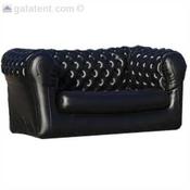 Inflatable Chesterfield Sofa (Black) image