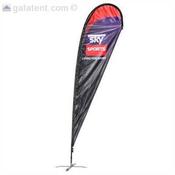 Teardrop Flag 3.2m Double image