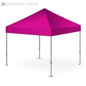 3m x 3m Gala Shade Pro-40 Compact Gazebo (Pink) image