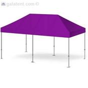 8m x 4m Gala Shade Pro-50 Gazebo (Purple) image