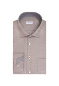 Seidensticker Regular Business Shirt Structure - Brown image