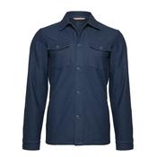 R2 Amsterdam Herringbone Overshirt – Navy image