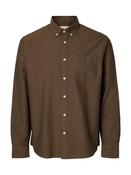 Selected Homme Oxford Shirt - Brown image
