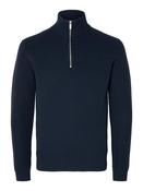 Selected Homme Half-zip Jumper - Navy
