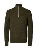 Selected Dane LS Knit Structure Half Zip