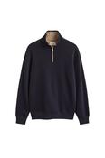 GANT Sacker Rib Half-Zip Sweatshirt – Evening Blue image