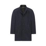 Bugatti Herringbone Overcoat – Navy image