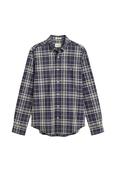 GANT Regular Fit Poplin Check Shirt – Navy image