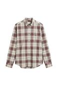 GANT Regular Fit Poplin Check Shirt – Deep Grape Wine image
