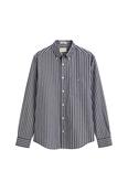 GANT Regular Fit Poplin Stripe Shirt – Classic Blue image