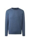 Maerz Merino Wool Crew Neck Jumper – Blue image