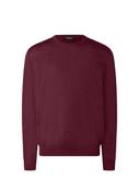 Maerz Merino Wool Crew Neck Jumper – Burgundy image
