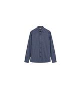 Mos Mosh Marco Flannel Shirt - Navy Check image