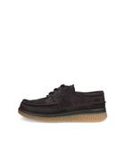 ECCO Walker 3.0 Suede Moc Toe Shoe - Brown image