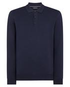 Remus Uomo Long Sleeve Polo - Navy image
