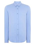 Remus Uomo Long Sleeve Stretch Shirt - Light Blue image