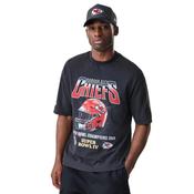 Kansas City Chiefs NFL Washed Boxy Black Oversized T-Shirt image