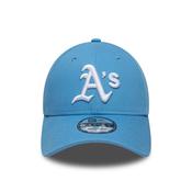 New Era Athletics MLB League Essential Pastel Blue 9FORTY Adjustable Cap image