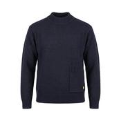 Armor Lux Men’s Wool Blend High Neck Jumper - Navy