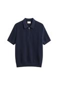 Gant Ribbed Cotton Zip Polo Sweater image