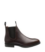Loake Chatsworth Chelsea Boots - Dark Brown Waxy Leather image