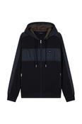 HOODED FULL ZIP SWEATER