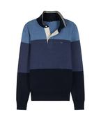 Eden Park Tricolor Rugby Shirt– Navy image