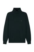 Eden Park Cotton Roll-Neck Sweater – Navy image