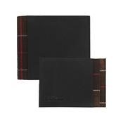 Barbour Leather Tartan Wallet &amp; Card Holder Gift Set - Black image