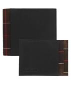 Barbour Leather Tartan Wallet &amp; Card Holder Gift Set - Black image