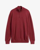Barbour Cotton Quarter-Zip Jumper - Russet image