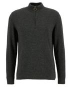 Barbour Essential Tisbury Quarter-Zip Jumper - Dark Seaweed