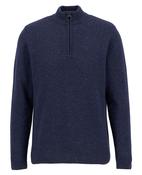 Barbour Essential Tisbury Quarter-Zip Jumper - Navy
