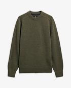 Barbour Newtown Crew Neck Jumper - Mid Olive