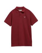 Barbour Tartan Piqué Polo Shirt - Russet image