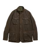 Barbour Ogston Wax Jacket - Olive image