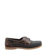 Loake Padstow Boat Shoes - Navy Nubuck image