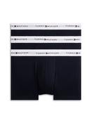 Tommy Hilfiger 3 Pack Signature Logo Cotton Stretch Trunks image