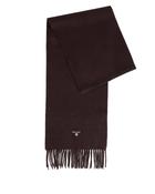 Barbour Plain Lambswool Scarf - Light Brown image