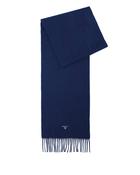 Barbour Plain Lambswool Scarf - Classic Navy image
