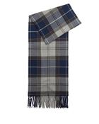 Barbour Galingale Tartan Scarf - Grey Midnight Tartan image