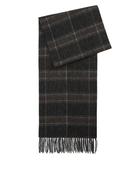 Barbour Marsden Reversible Lambswool Scarf - Grey/Navy