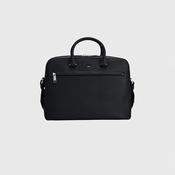 BossFaux-Leather Document Case With Signature Details