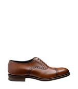 Loake Keller Semi Brogue Shoes - Cedar Brown image