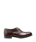 Loake Keller Semi Brogue Shoes - Dark Brown image