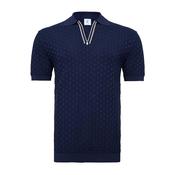 R2 Amsterdam Modal blend zipper closure polo image