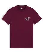 Tommy Jeans Signature Chest T-Shirt – Berry image