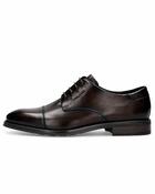 Bugatti Witt Leather Derby Shoe - Dark Brown image