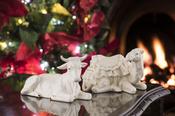 Belleek Living Manger Set - Ox &amp; Camel